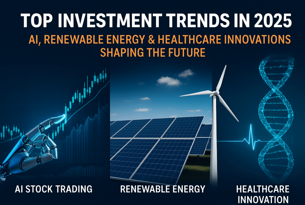 Investment trends 2025: AI stock trading, renewable energy growth, and healthcare